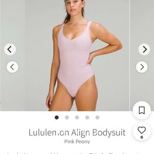 Lululemon Pink Bodysuit